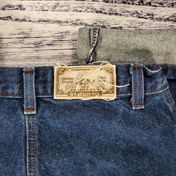 Vintage Rockies Rocky Mountain High Waisted Western Bareback Blue Jeans, Size 25 - Picture 5 of 6
